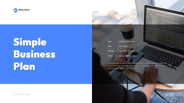 Simple PowerPoint & Google Slides Business Plan Template