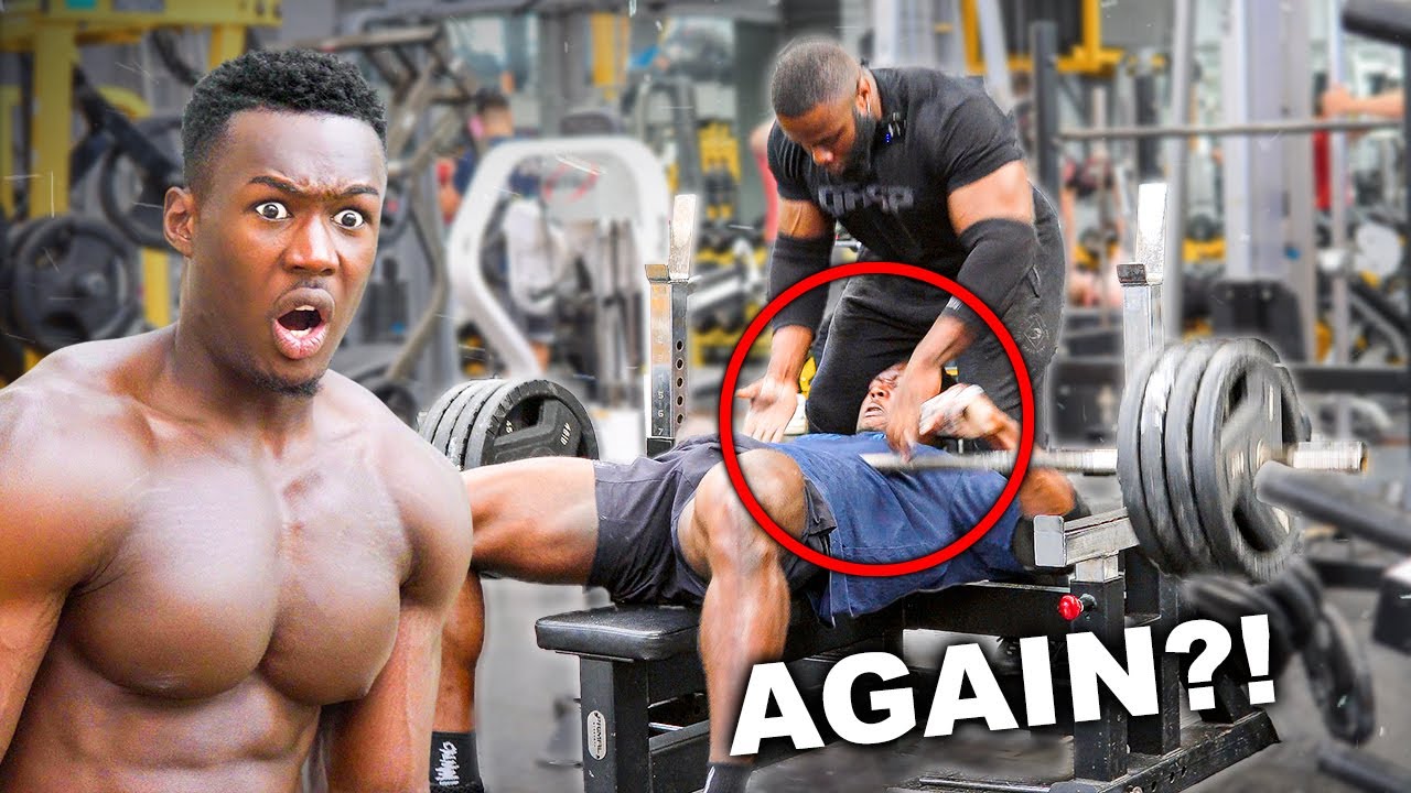 I TRIED TO BENCH PRESS AGAIN...
