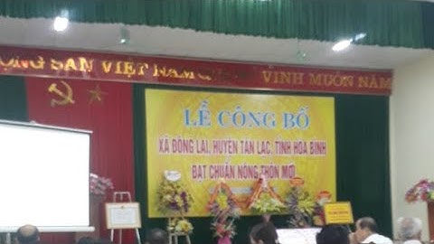Lễ công bố xã Đông Lai đạt chuẩn nông thôn mới
