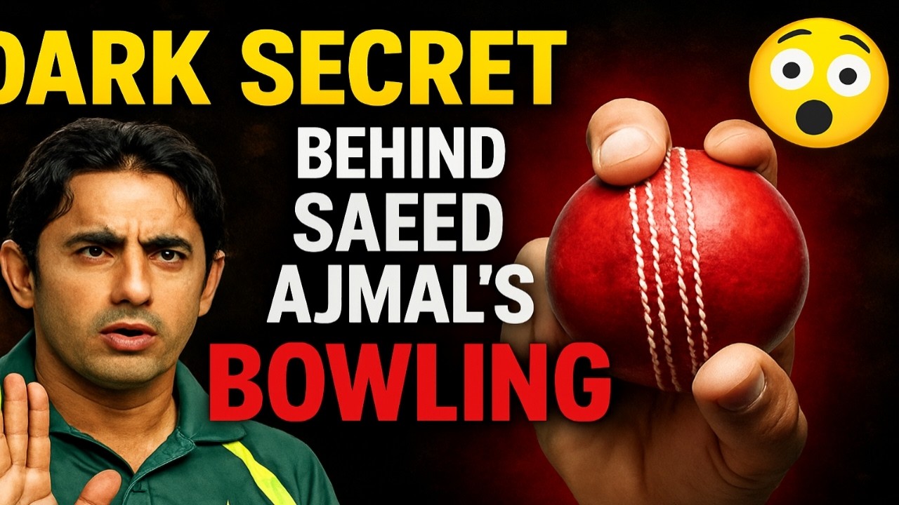 "Dark Secret Behind Saeed Ajmal’s Bowling Revealed! | Truth About His Grip & Mystery Spin Exposed 😱"