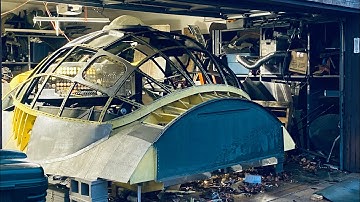 DIY Insane Detail B-36 Nuclear Bomber - Main Ceiling Panels in the Air