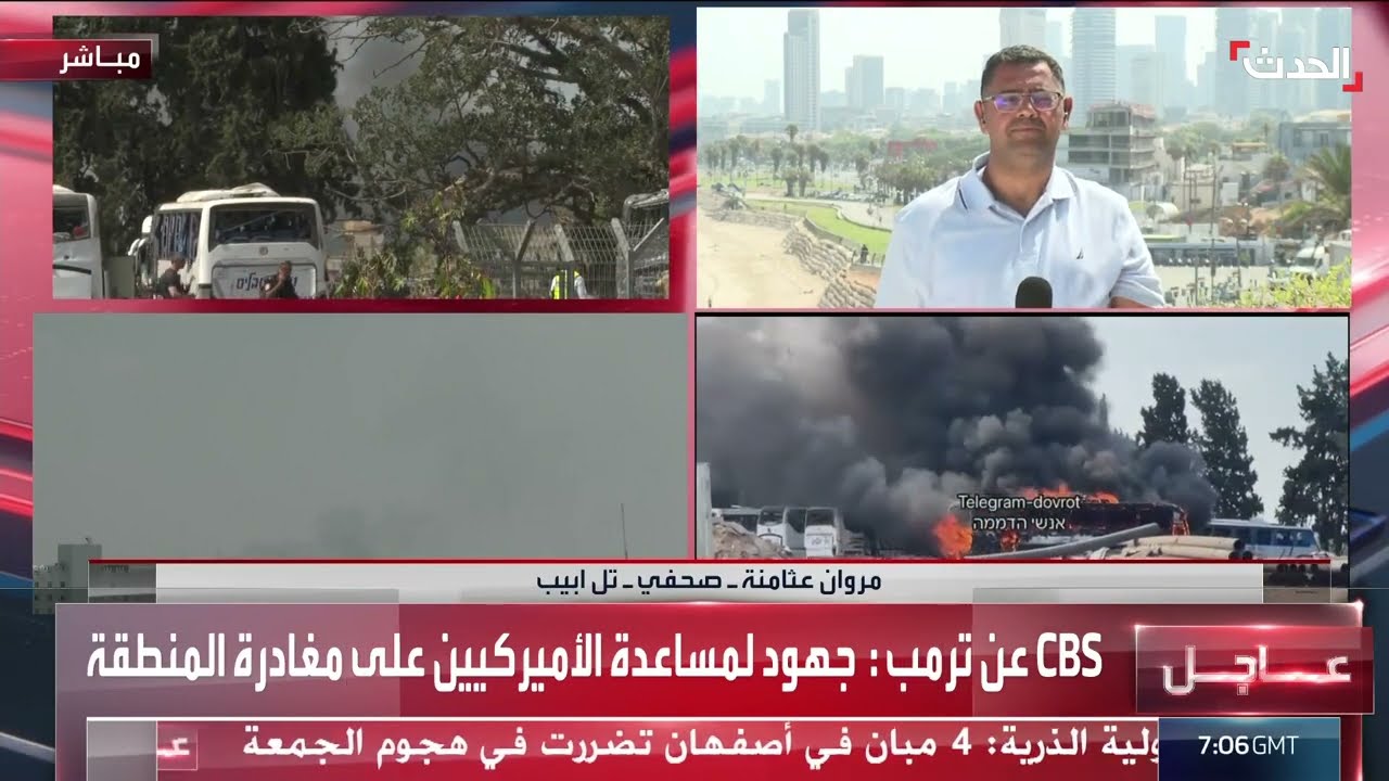 صحافي يرصد تفاصيل إطلاق إيران صواريخ باليستية نحو إسرائيل