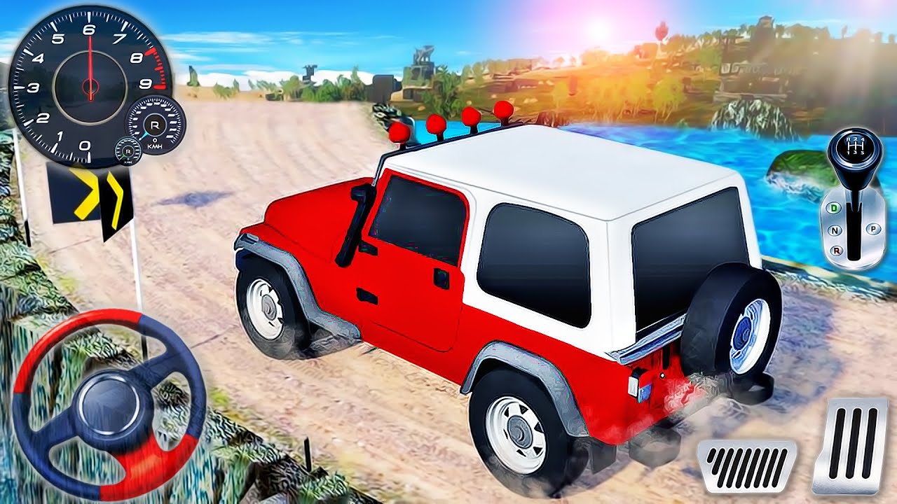 Luxury SUV Offroad Prado Drive 3D - 4x4 Jeep Climbing Driving Simulator - Android GamePlay