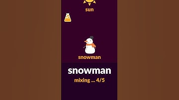 Use the SNOWMAN in Little Alchemy 2