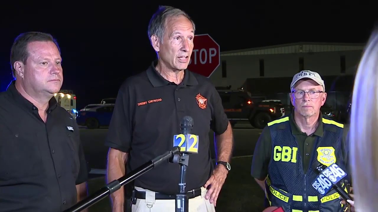 Whitfield County Sheriff Scott Chitwood announces capture of Dalton Lee