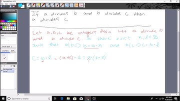 If a divides b and b divides c then a divides c