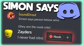 SIMON SAYS EVENT IN DISCORD!! (With a NITRO prize!)
