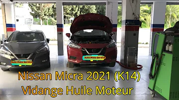 Combien de litres d'huile pour la vidange de ma Nissan Micra 5 ?