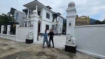 Thăm Biệt Thự A Páo 6 tỷ chuẩn bị 40 mâm cỗ nhà mới ngày 25. Nguyễn Tất Thắng