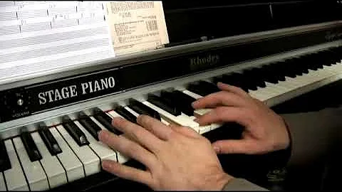 Playing Measures 5-8 of Bebop Piano Scales in G for Beginners