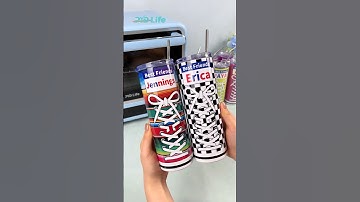 How to bulk print 8pcs 20 OZ shoes sublimation tumblers with 40 L sublimation oven? #pydlife #shorts