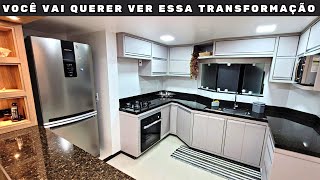 DO VELHO AO NOVO! REFORMA COMPLETA EM COZINHA ANTIGA! VOCÊ NÃO VAI ACREDITAR!