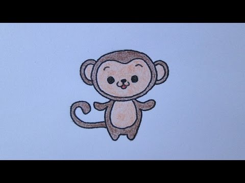 Como desenhar um macaco-aranha  Tutorial de desenho passo a passo