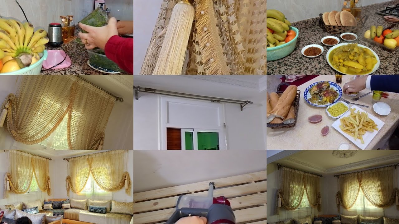 روتين مميز كل حداكة وشهيوات ونشاط ✅أخيرا ركبت ريدوات لصالون نتيجة كتحمق🔝عشيوة من على برا ✨