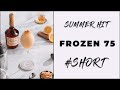 How to make a Frozen 75 cocktail - Frozen French 75 cocktail recipe #short