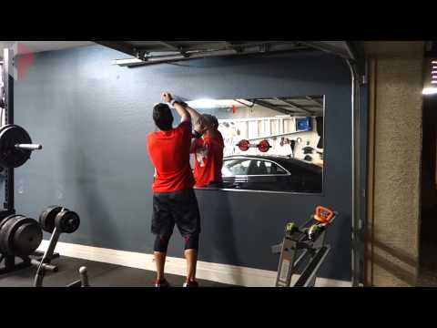 Vlog 23: Home Gym Mirror Project