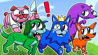 RAINBOW FRIENDS, But they're DOGS?! Rainbow Friends Animation