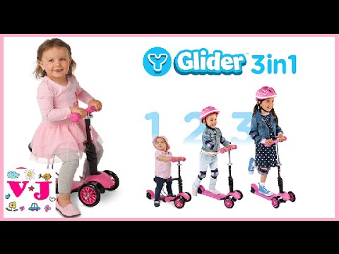 ★ Самокат детский Y Glider 3 в 1 распаковка обзор Opening Pink Scooter Y Glider 3 in 1 unboxing ★ Самокат детский Y Glider 3 в 1 распаковка обзор Opening Pink Scooter Y Glider 3 in 1 unboxing