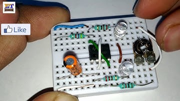 Dual LED Flasher Using 555 Timer IC