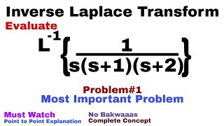 19. Inverse Laplace Transform | Complete Concept and Problem#1 | Most Important Problem