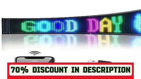 A must-have product! Smart Bluetooth LED Display Screens RGB LED Module Sign Matrix Pixel LED Pane