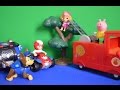 Paw Patrol RESCUE Skye!!! Peppa Pig Fire engine Stuck Up Tree!!! Nickelodeon