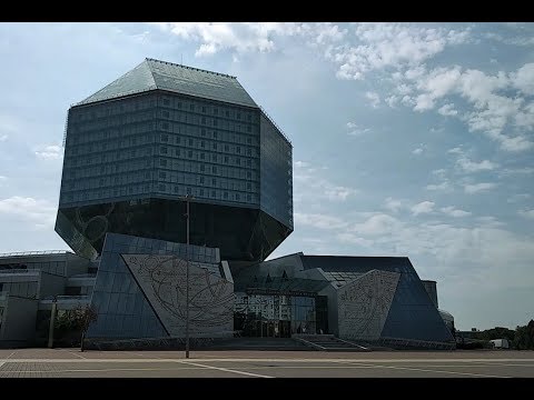 Video: Belarus, Nationalbibliothek. Bibliotheken von Weißrussland