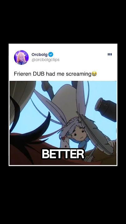 Frieren dub is… funny asf😂😂 #shortsanime #anime #relatable