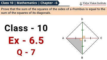 Class 10 Maths, Exercise 6.5 - Q 7 🌟 Triangles 🌟 NCERT, CBSE 🎯
