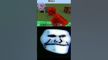 MINECRAFT: Piston logic was be like (Troll Face) #shorts #youtube #youtubeshorts #minecraft