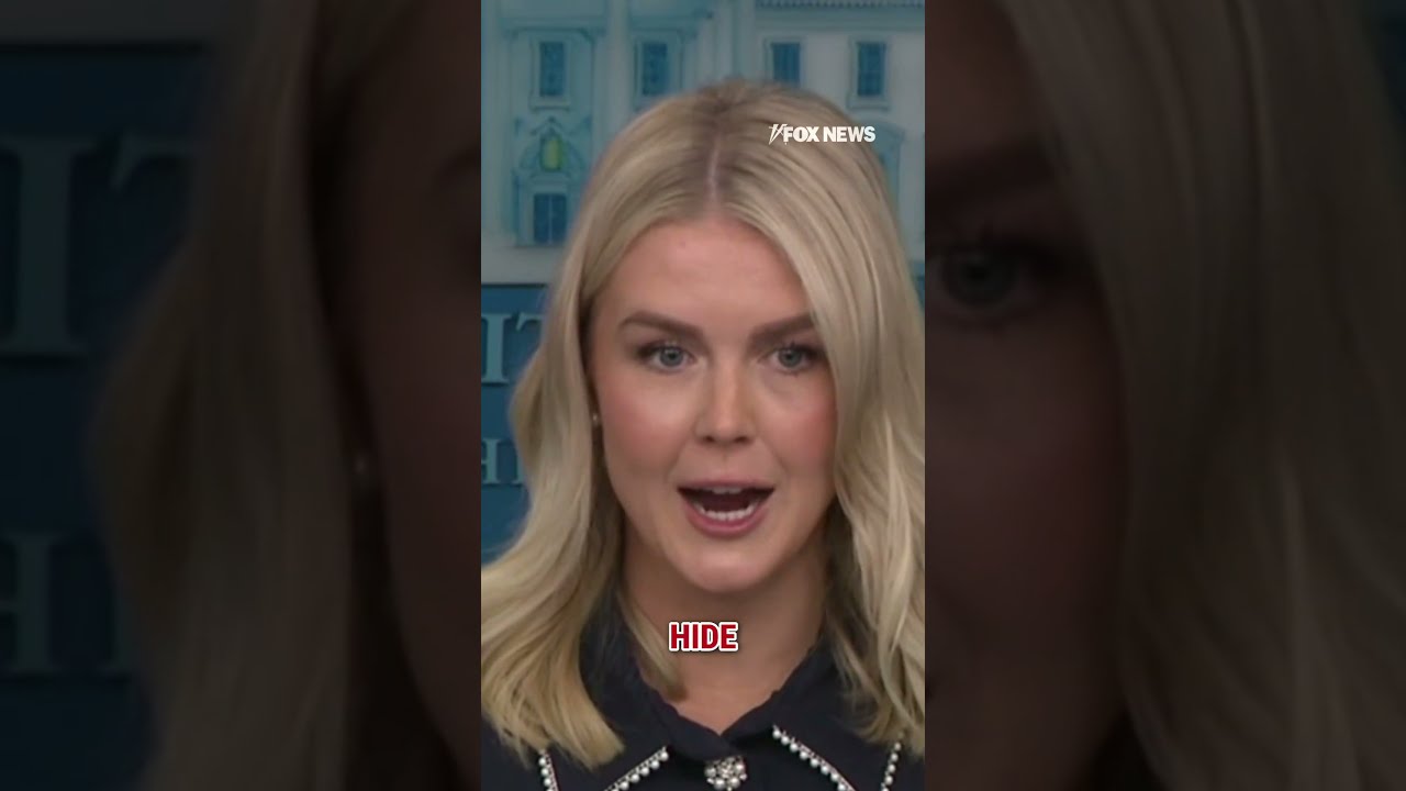 Karoline Leavitt Says White House Is Transparent About Health Shorts Trump