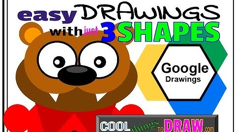 How to Use Google Drawings in the classroom: A basic drawing tutorial for kids using google drawings