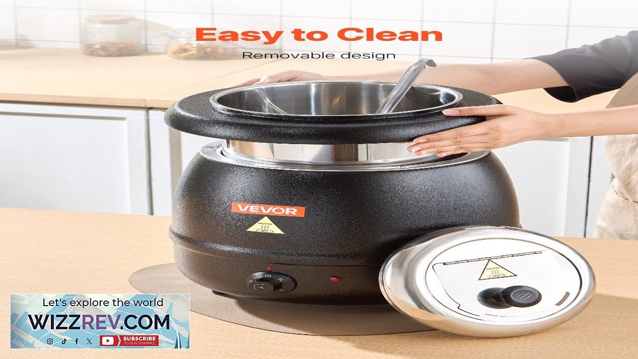 Commercial Soup Warmer Soup Station with 10Qt Pot Soup Kettle Warmer Review