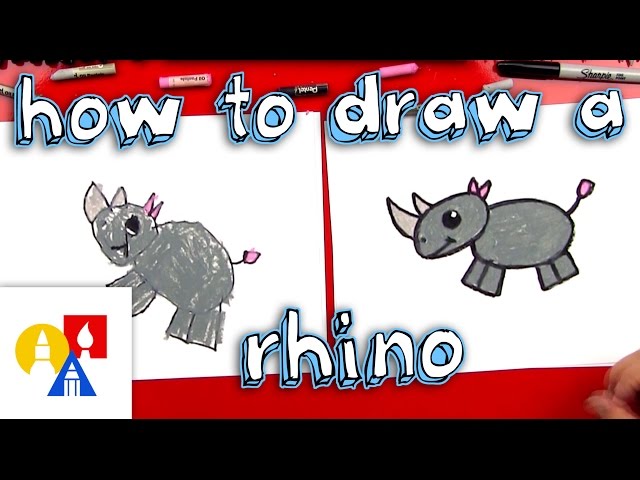 How To Draw A Cartoon Rhino class=