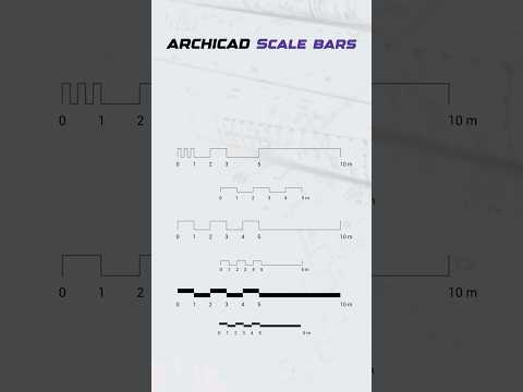 AechiCAD Scale Bars