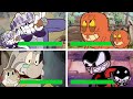 All cuphead fan made bosses with health bar  4 bosses 