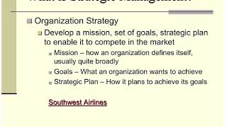Strategic HR Management Part 1