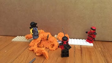 The Blob Ep.1 | The Blob Attacks Ninjago City | Lego Stopmotion