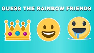 Guess The Emoji | Guess The RAINBOW FRIENDS Characters by Emoji