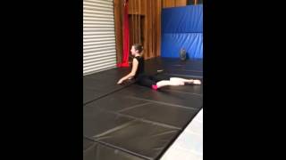 Katya'a contortion routine getting close to complete