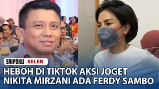 Heboh Beredar di TikTok, Aksi Joget Nikita Mirzani Ada Ferdy Sambo, Langsung Cium