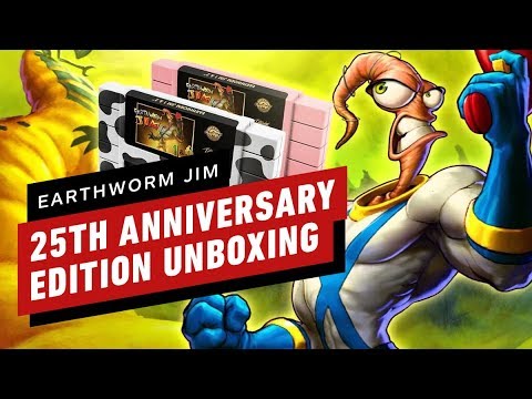 Earthworm Jim 1+2 25th Anniversary Edition Unboxing