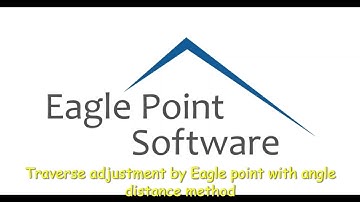 Traverse adjustment by Eagle point with angle distance method