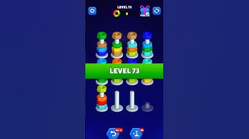 Nut Sort LVL 73 🧩🔥 The Speedrun Attempt!! #shorts #gaming #puzzle #nutsort #level73 #speedrun