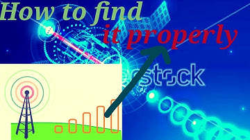 How to search perfect signal form anywhere