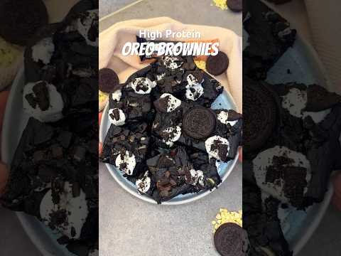 High Protein Oreo Brownies