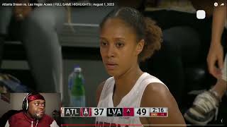 JuJuReacts To Atlanta Dream vs. Las Vegas Acees | FULL GAME HIGHLIGHTS