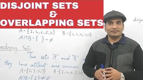 Set | Lecture # 2 | Disjoint Sets | Overlapping Sets | Statistics Muhammad Usman In Urdu Hindi Eng