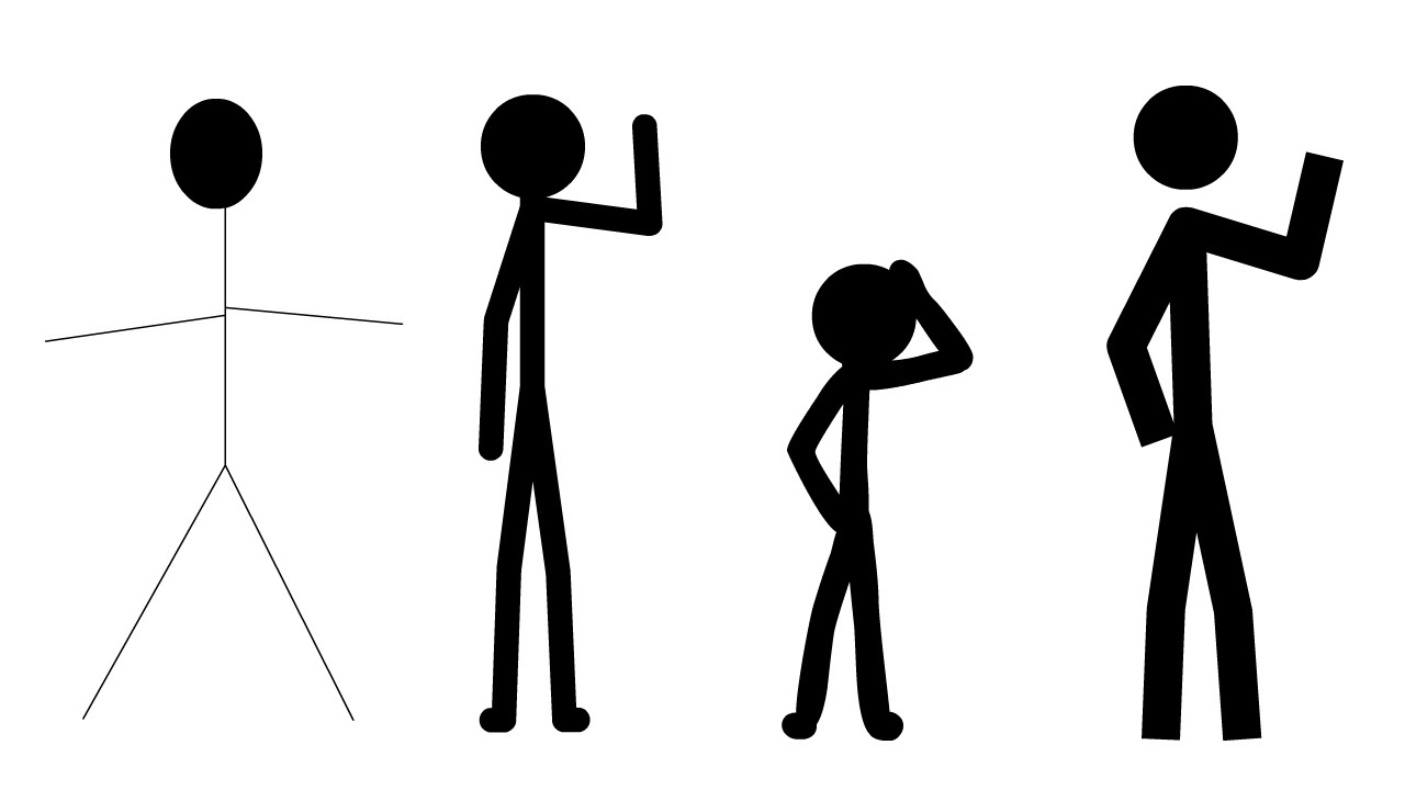 animate funny stickman stick figure animation