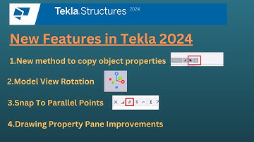 New Features | Tekla 2024 | Part-1| BIMINDC | TAMIL
